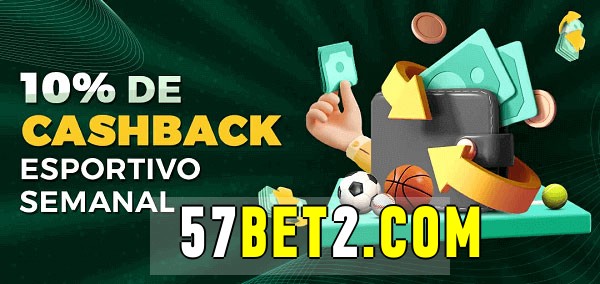 10% de bônus de cashback na 57bet 